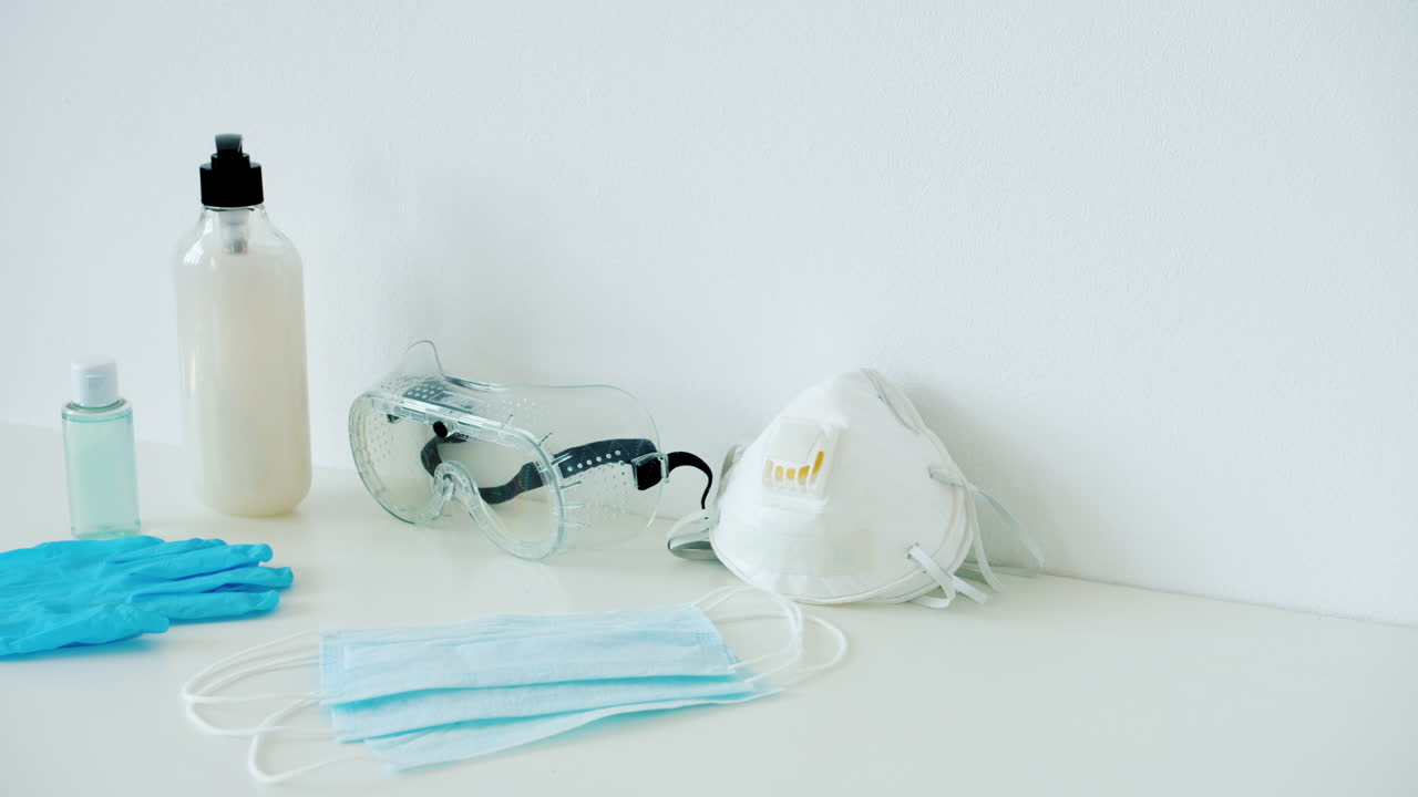Protective Gear and Sanitizer