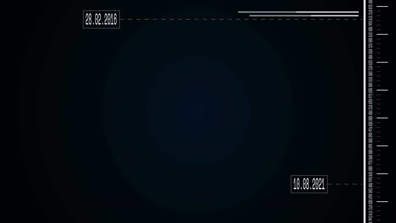 Due fili blu che partono da sinistra, trasformandosi in una doppia elica, con etichette pulsanti e scorrevoli