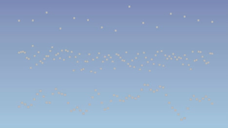 animación de puntos en movimiento que forman un gráfico contra un fondo de gradiente