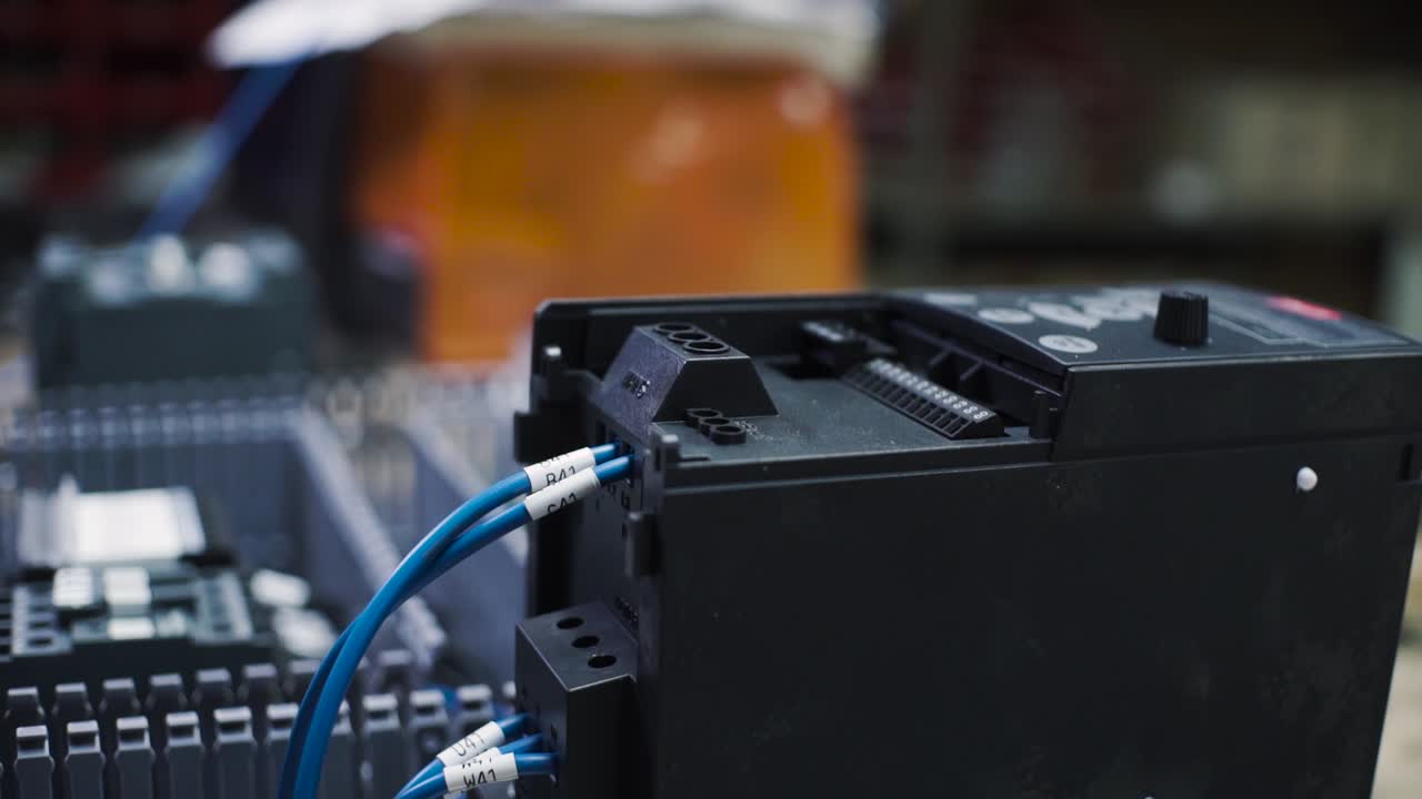 componentes y cableado de sistemas de control industriales