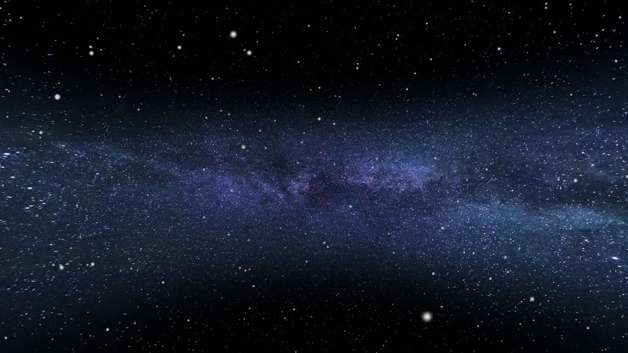 Space flight into star field birth and death star zone 4k 3d fly through space galaxy in universe