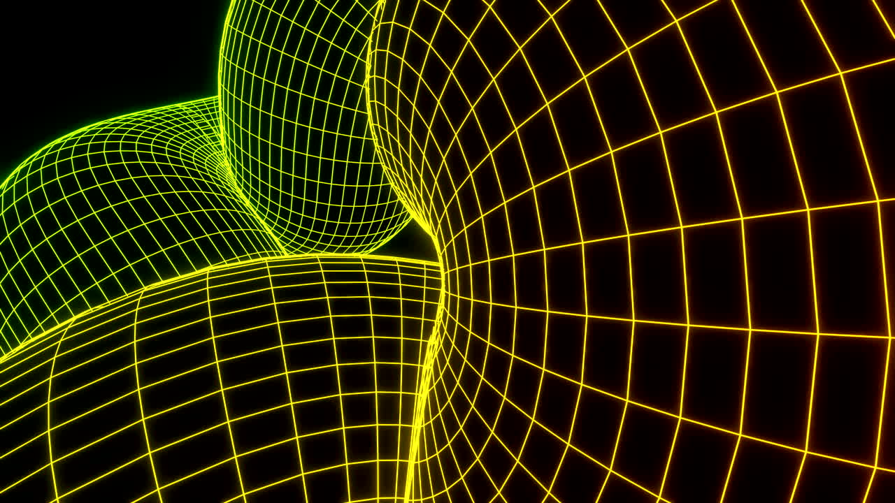 Abstract Wireframe Spheres