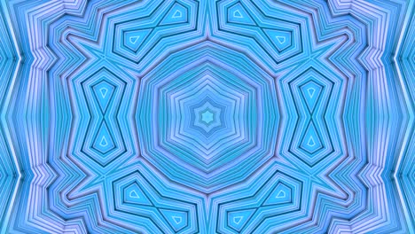 blue low poly geometric background in 4k. Loop 3d animation, seamless footage in popular low poly style. V2