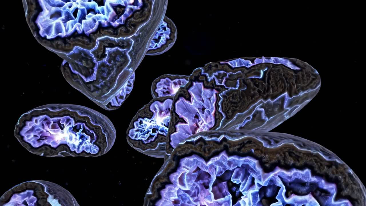 Glowing Agate Slices