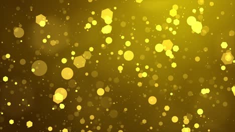 4k flotando brillantes brillantes partículas de estrella de brillo orgánico en el fondo del bucle.