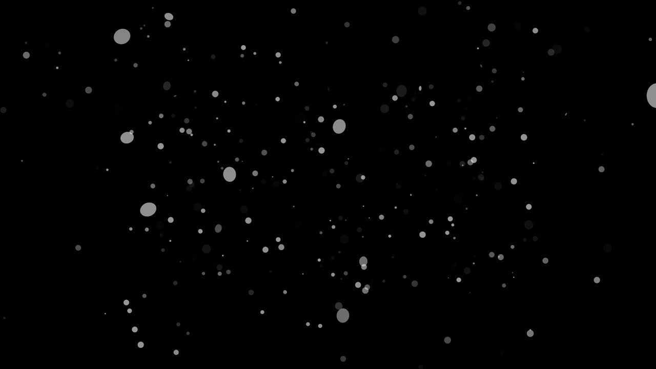 Black background with moving circles