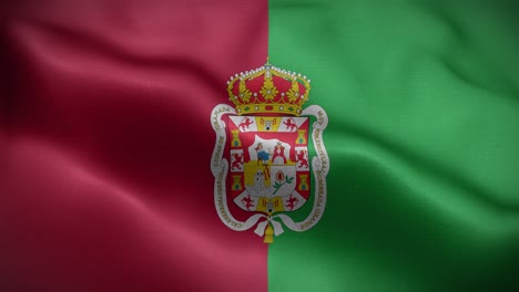 granada spain flag loop background 4k