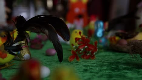 Easter-Decoration-scenery-layout-containing-easter-eggs