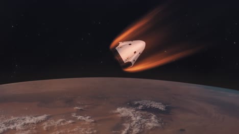 Space-Capsule-Reentry-in-Mars-Atmosphere