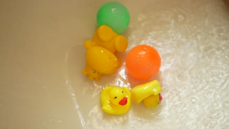 bath time fun with toys