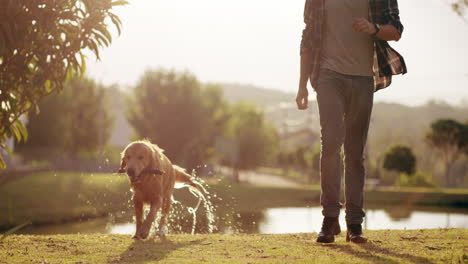 when his dog is happy so is he