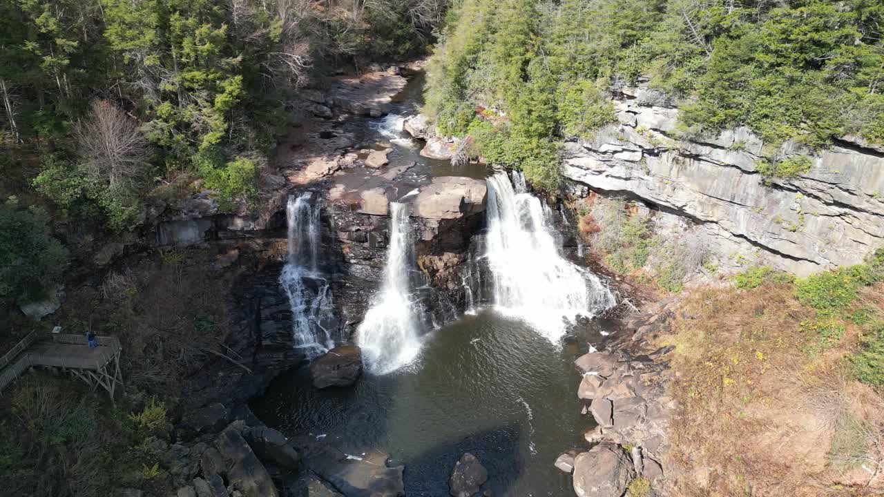 blackwater falls wv ascenso de drones