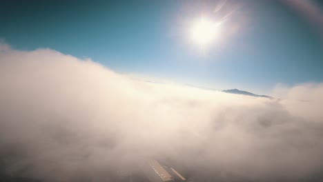 some early morning fpv flights over a field