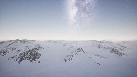 Milky-Way-above-Snow-Covered-Terrain