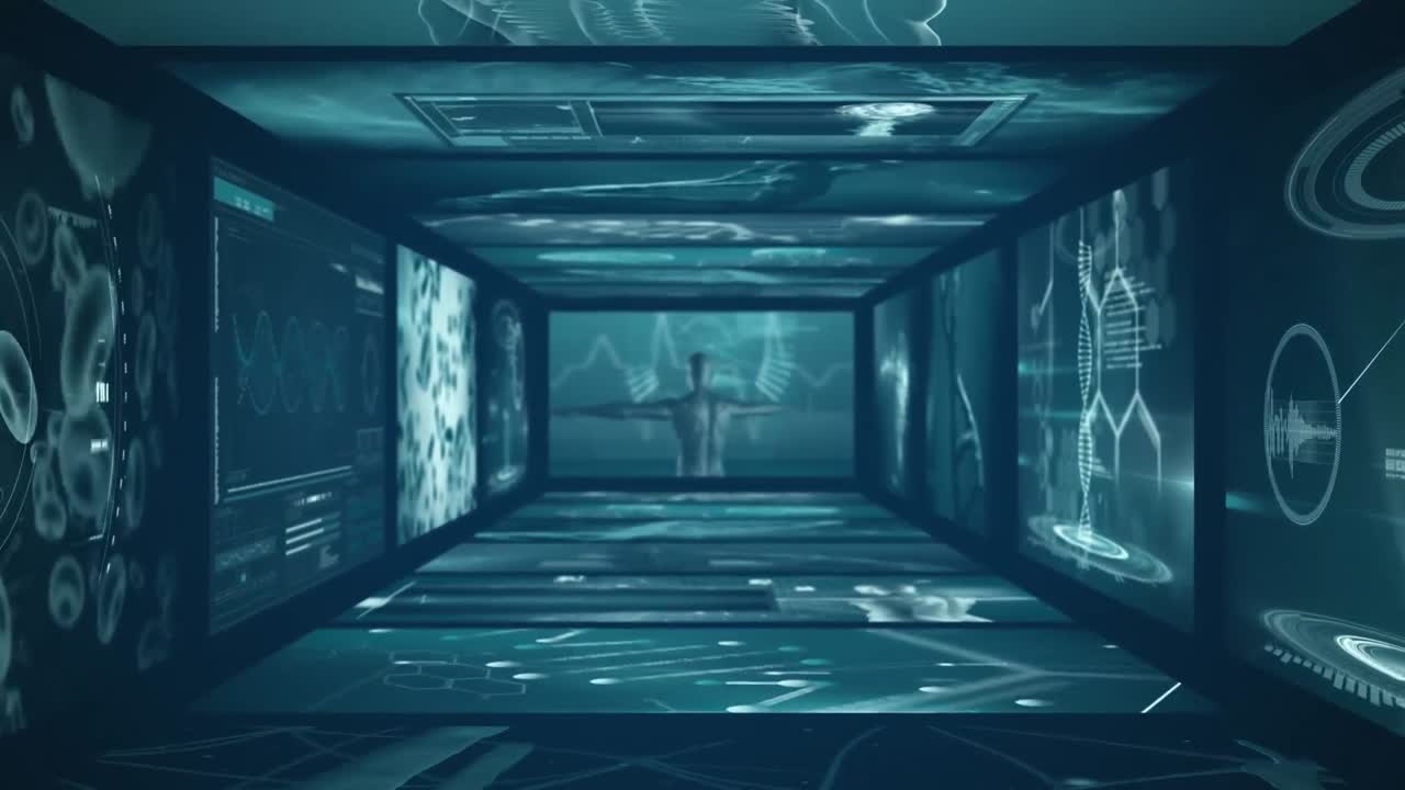 의료 데이터 처리의 디지털로 생성된 비디오