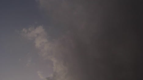 time-lapse of storm clouds rolling in