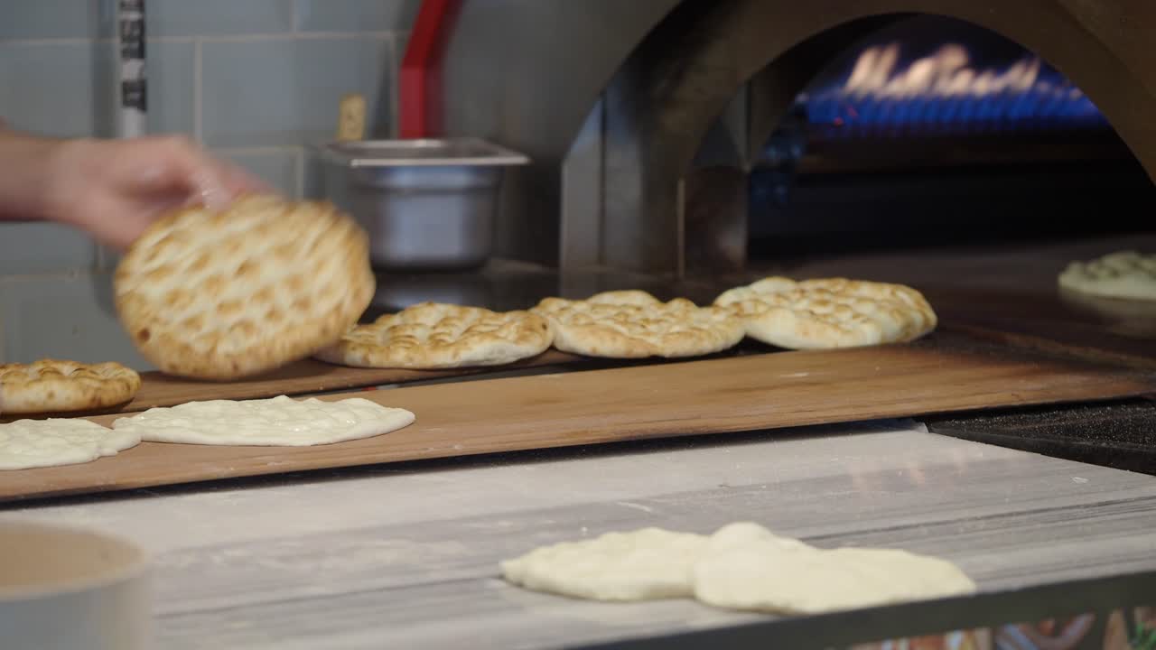 Making Turkish Pizza