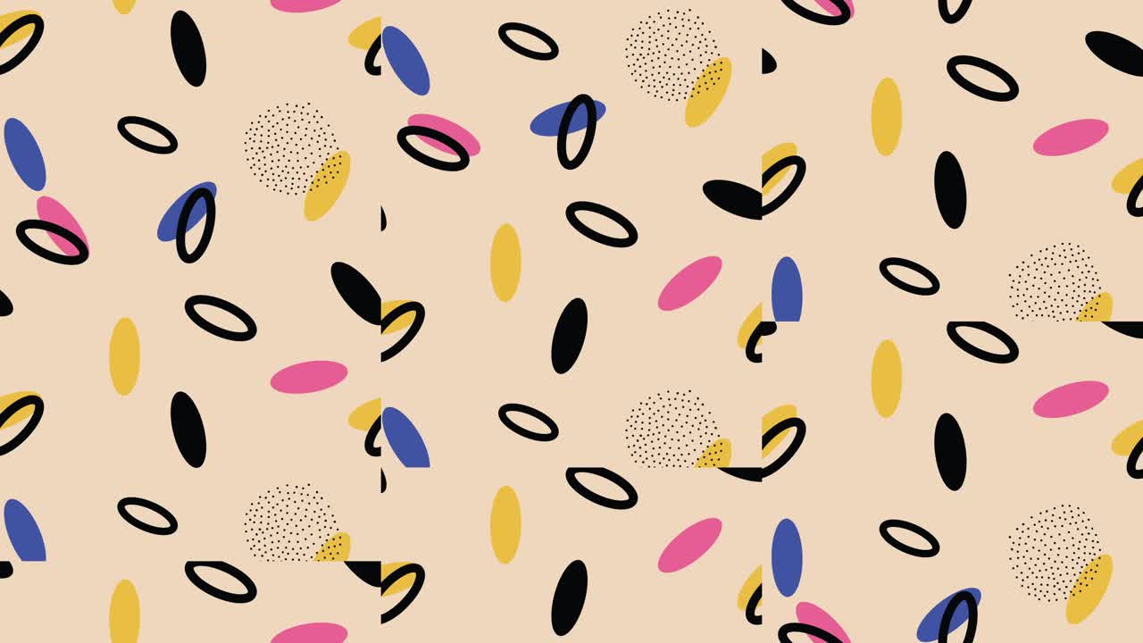 Memphis Color Figures Background