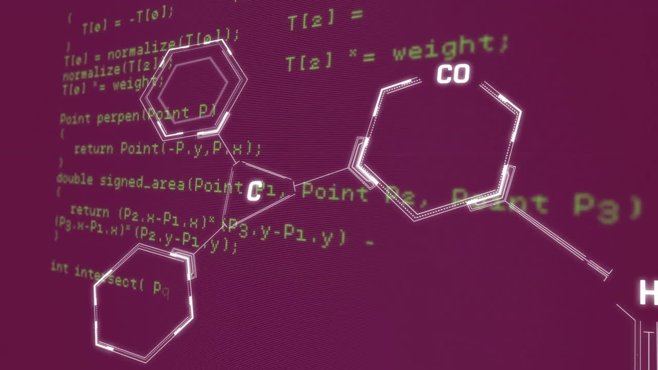 데이터 프로세싱에 대한 과학적 데이터 프로세스의 애니메이션