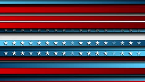 corporate concept usa flag abstract video animation