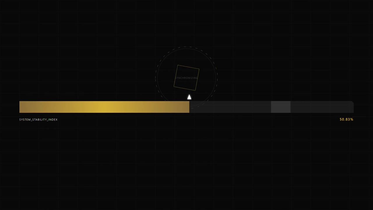 Digital Loading Bar Progressing to Completion
