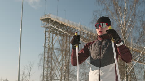 cross-country skiing preparation