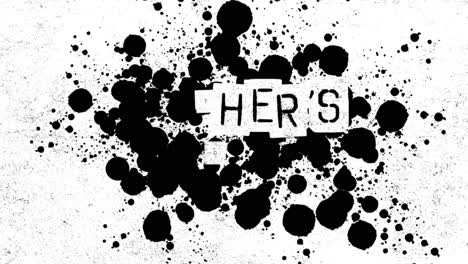 tipografía inspirada en el día de la madre en tinta negra sobre fondo blanco