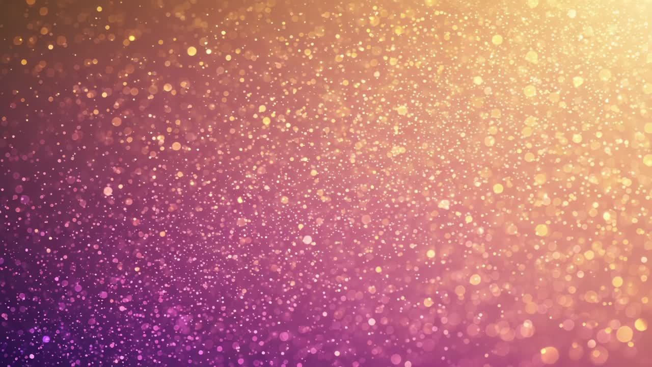 A Captivating Display of Bokeh Light Effects: Sparkling Particles and Colorful Gradients Create an Enchanting Visual Experience in a Vibrant Atmosphere