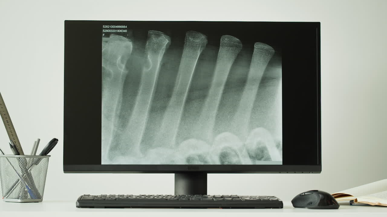 Doctor Examining X-Ray