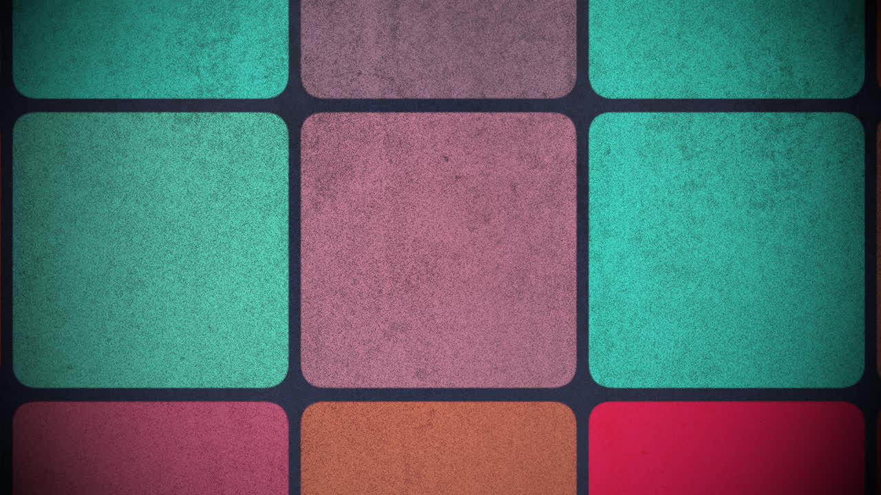 patrón de cuadrados de colores de movimiento 20