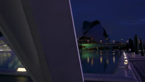 city of arts and sciences at night