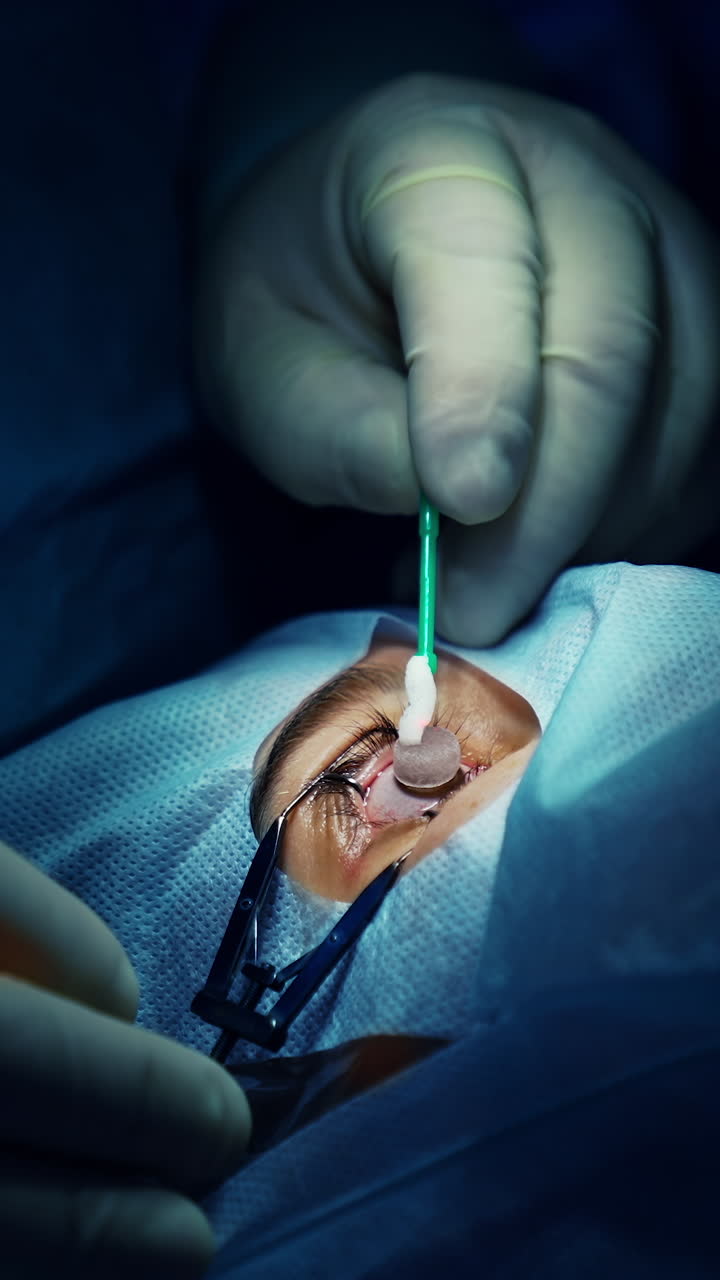 Ophtalmology eye correction technology. Modern laser medical correction