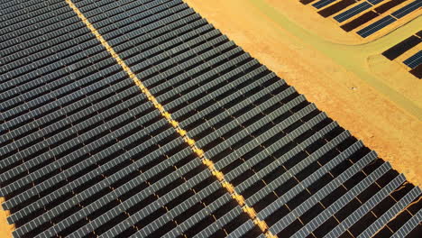 drone view of green energy production in arizona