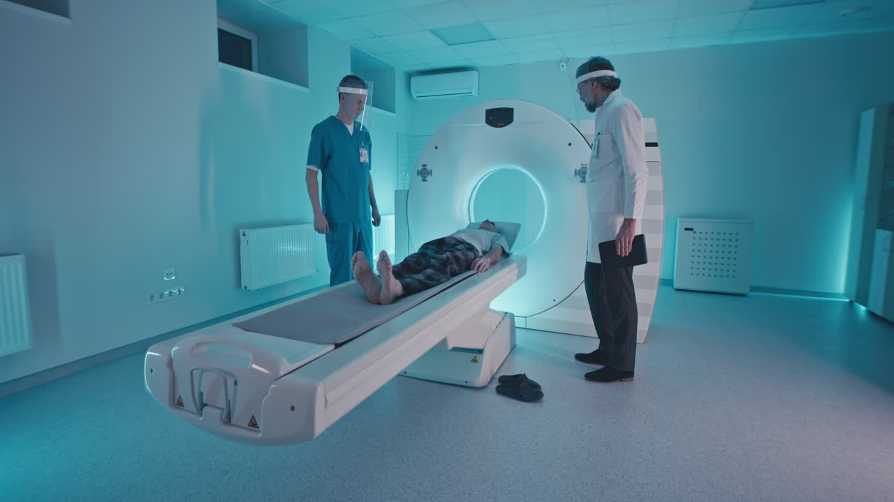 CT Scan Procedure in a Hospital