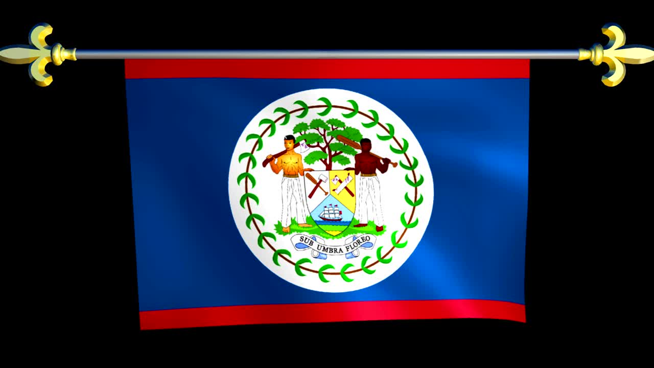 벨리즈의 큰 루핑 애니메이션 발