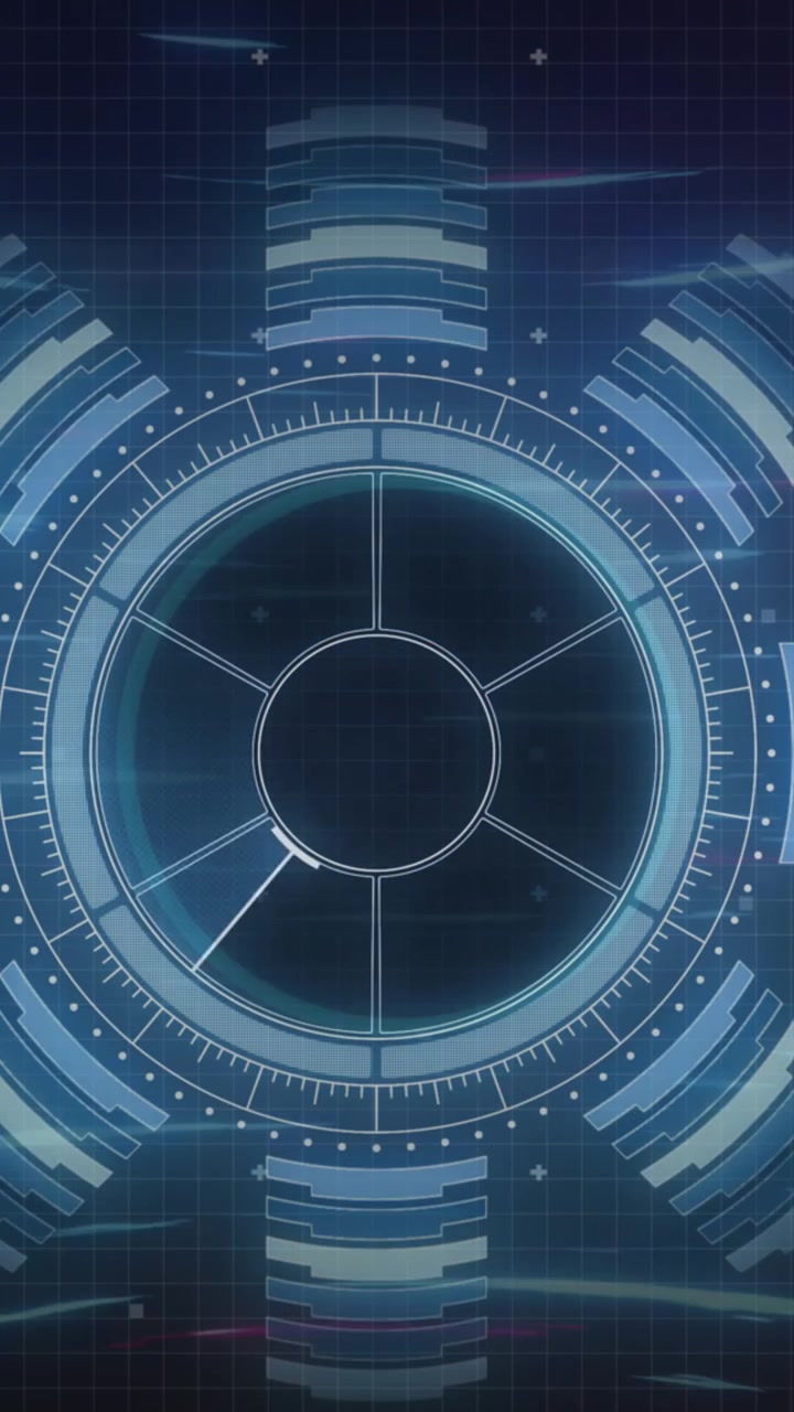 Animation of scope scanning and data processing over computer screens