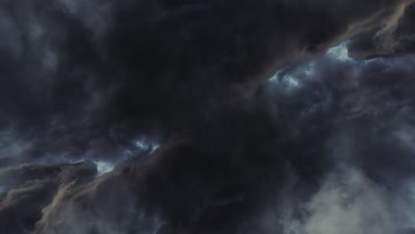 timelapse dark clouds over the sky