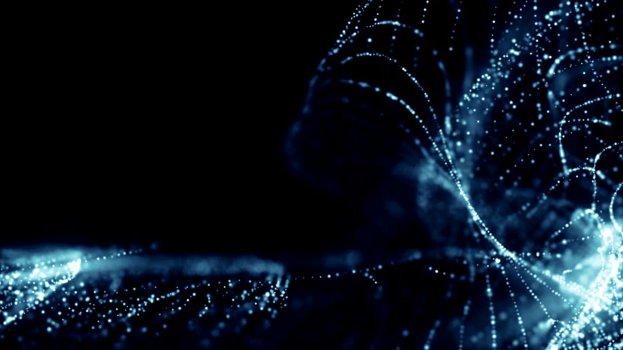 partículas de polvo abstracto luz bokeh títulos de movimiento bucle de fondo cinematográfico