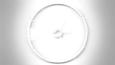 abstract round kaleidoscope animation, hi-tech background with circles.