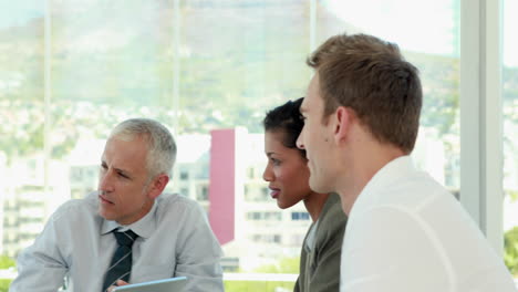 business team during meeting
