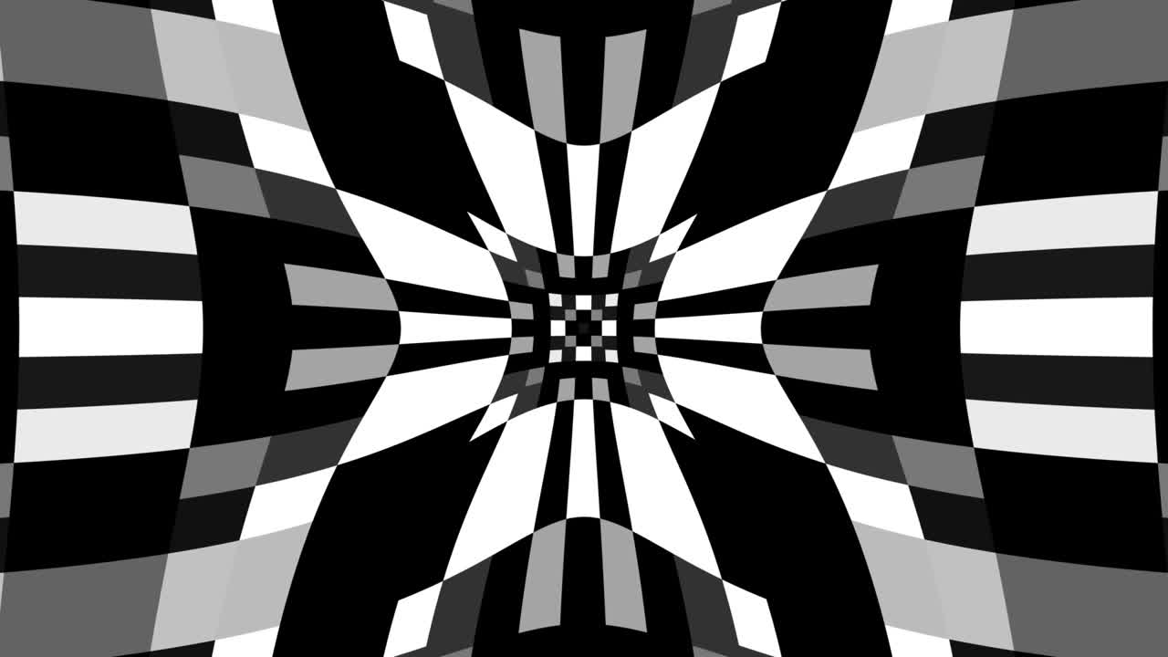 caleidoscopio en blanco y negro - 2