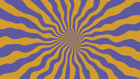 Retro-Groove:-Hypnotische-Orange-violette-Rotierende-Strahlen-Im-Psychedelischen-Stil-Der-60er-Und-70er-Jahre