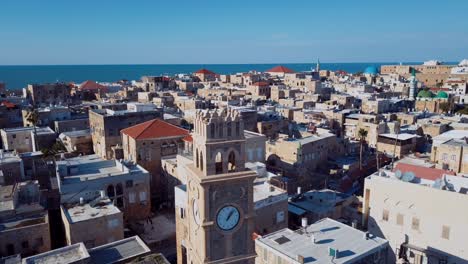 city akko, israel, aerial view