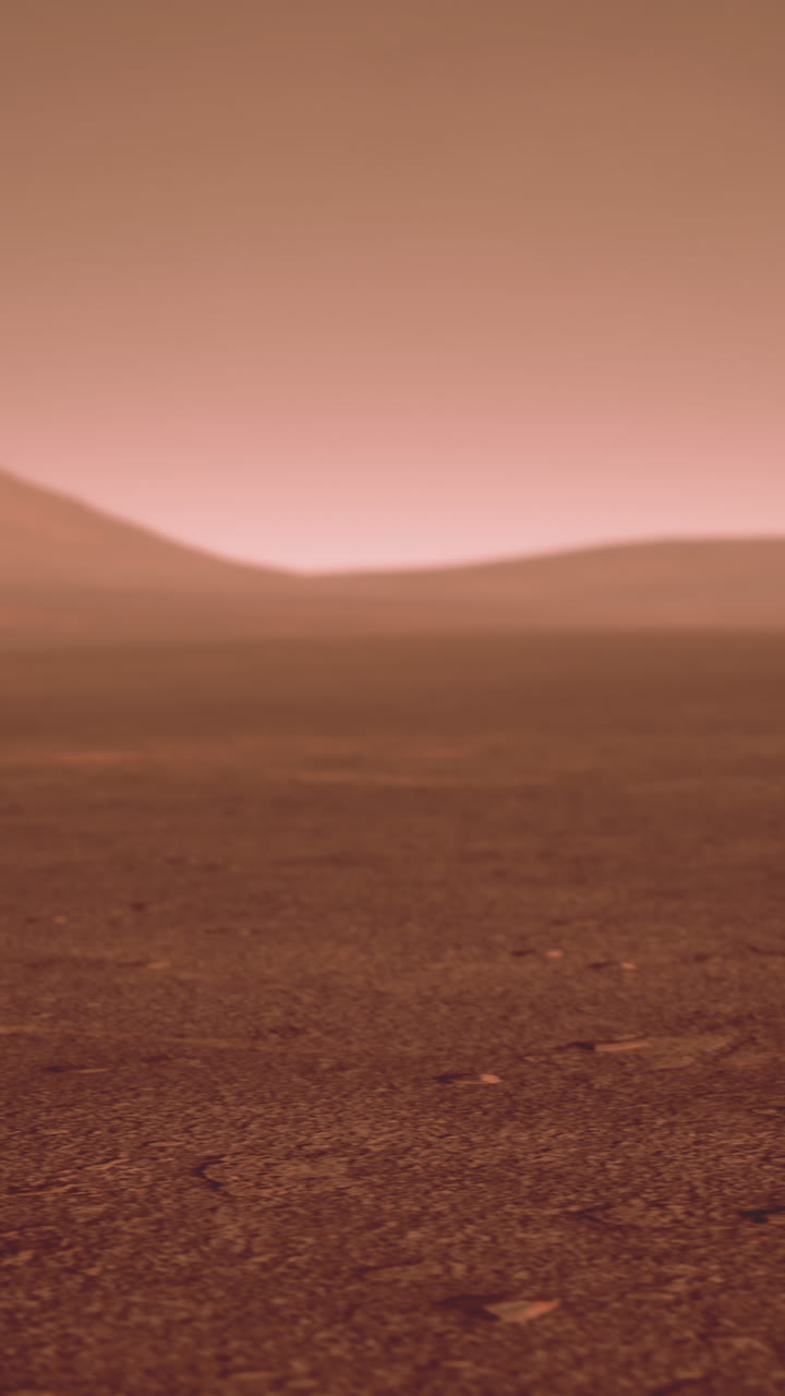 Paesaggio della superficie di Marte