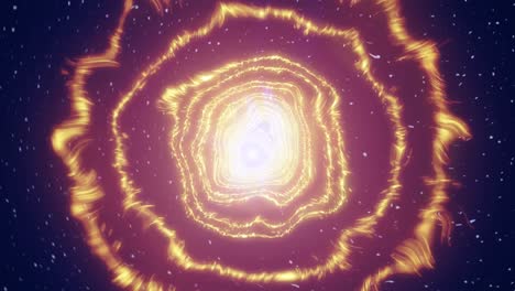 agujero de gusano ciencia ficción vuelo de ciencia ficción a través de estrellas agujeros de gusano 4k