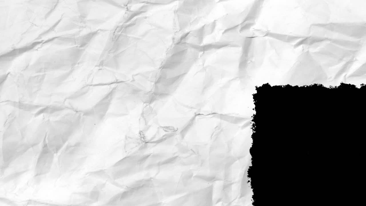 Övergångsöverlägg med skrynkligt vitt papper