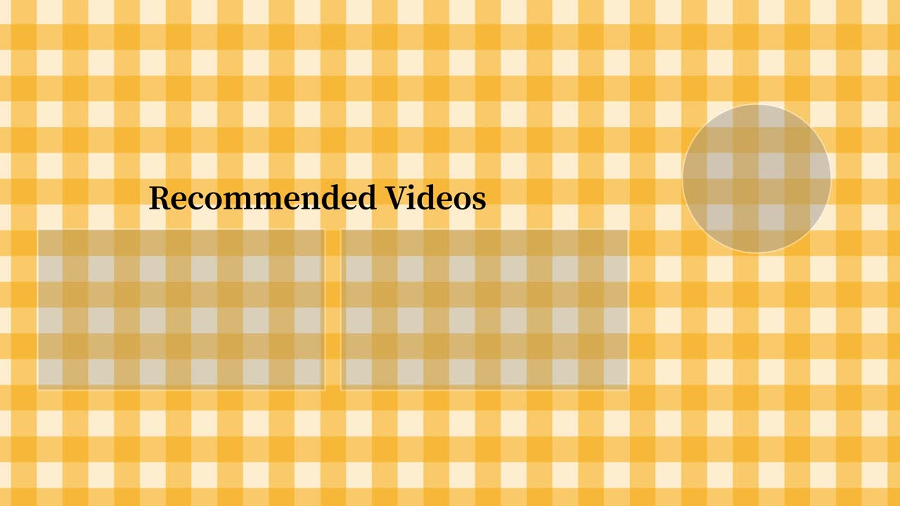 플레이드 체커드 엔드 카드 엔딩 스크린 모션 그래픽