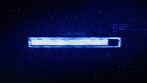 loading error and data loss screen