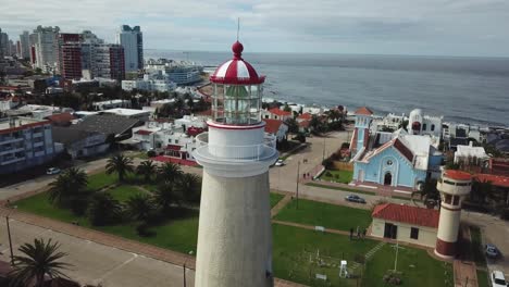 lighthouse in punta del leste - uruguay