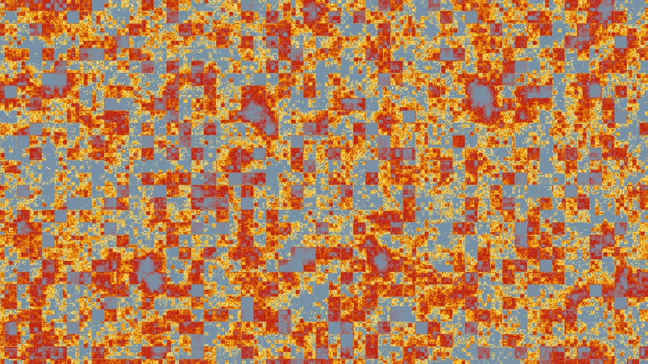 Slow moving mosaic wall animation, Seamless loop